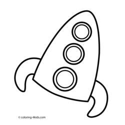 Coloring page: Rocket (Transportation) #140138 - Free Printable Coloring Pages