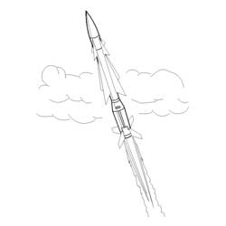Coloring page: Rocket (Transportation) #140153 - Free Printable Coloring Pages