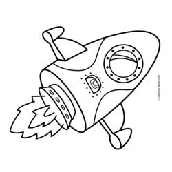 Coloring page: Rocket (Transportation) #140215 - Free Printable Coloring Pages