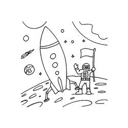 Coloring page: Rocket (Transportation) #140216 - Free Printable Coloring Pages