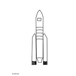 Coloring page: Rocket (Transportation) #140231 - Free Printable Coloring Pages
