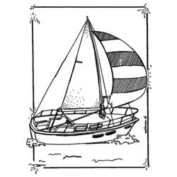 Coloring page: Sailboat (Transportation) #143579 - Free Printable Coloring Pages