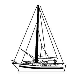 Coloring page: Sailboat (Transportation) #143592 - Free Printable Coloring Pages