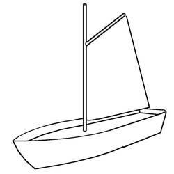 Coloring page: Sailboat (Transportation) #143651 - Free Printable Coloring Pages