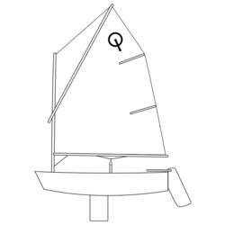Coloring page: Sailboat (Transportation) #143744 - Free Printable Coloring Pages