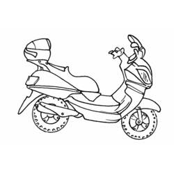 Coloring page: Scooter (Transportation) #139532 - Free Printable Coloring Pages