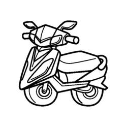 Coloring page: Scooter (Transportation) #139541 - Free Printable Coloring Pages