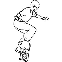 Coloring page: Skateboard (Transportation) #139323 - Free Printable Coloring Pages