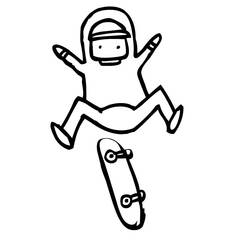 Coloring page: Skateboard (Transportation) #139360 - Free Printable Coloring Pages