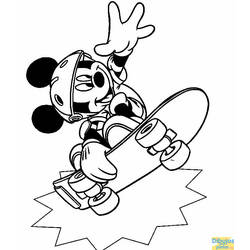 Coloring page: Skateboard (Transportation) #139406 - Free Printable Coloring Pages