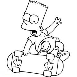 Coloring page: Skateboard (Transportation) #139464 - Free Printable Coloring Pages
