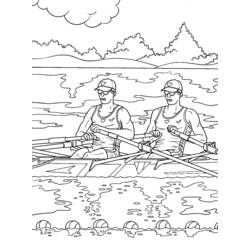 Coloring page: Small boat / Canoe (Transportation) #142194 - Free Printable Coloring Pages