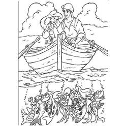 Coloring page: Small boat / Canoe (Transportation) #142344 - Free Printable Coloring Pages