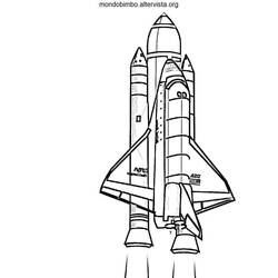 Coloring page: Spaceship (Transportation) #140467 - Free Printable Coloring Pages
