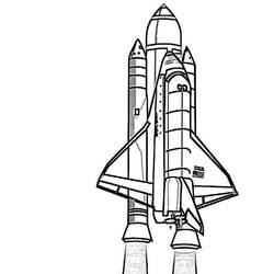 Coloring page: Spaceship (Transportation) #140489 - Free Printable Coloring Pages