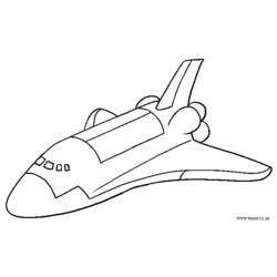 Coloring page: Spaceship (Transportation) #140501 - Free Printable Coloring Pages