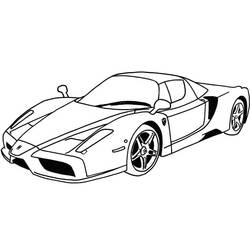 Coloring page: Sports car / Tuning (Transportation) #146919 - Free Printable Coloring Pages