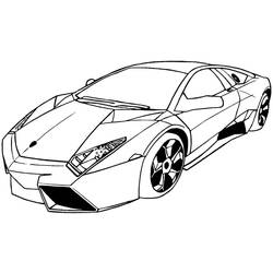 Coloring pages: Sports car / Tuning - Free Printable Coloring Pages