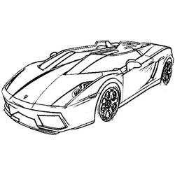 Coloring page: Sports car / Tuning (Transportation) #146929 - Free Printable Coloring Pages