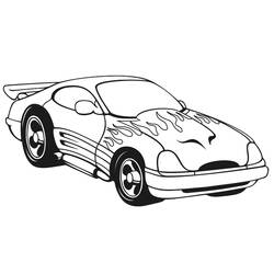Coloring page: Sports car / Tuning (Transportation) #146937 - Free Printable Coloring Pages