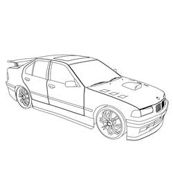 Coloring page: Sports car / Tuning (Transportation) #146946 - Free Printable Coloring Pages