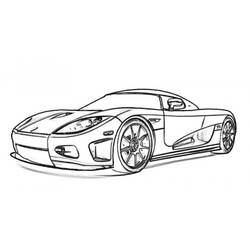 Coloring page: Sports car / Tuning (Transportation) #146950 - Free Printable Coloring Pages