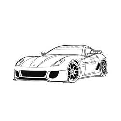Coloring page: Sports car / Tuning (Transportation) #147110 - Free Printable Coloring Pages