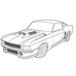 Coloring page: Sports car / Tuning (Transportation) #147142 - Free Printable Coloring Pages