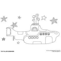 Coloring page: Submarine (Transportation) #137697 - Free Printable Coloring Pages
