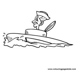 Coloring page: Submarine (Transportation) #137710 - Free Printable Coloring Pages