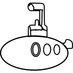 Coloring page: Submarine (Transportation) #137716 - Free Printable Coloring Pages