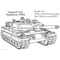 Coloring page: Tank (Transportation) #138000 - Free Printable Coloring Pages
