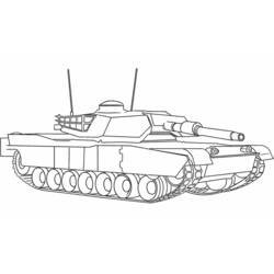 Coloring page: Tank (Transportation) #138008 - Free Printable Coloring Pages