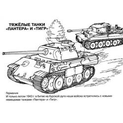 Coloring page: Tank (Transportation) #138010 - Free Printable Coloring Pages