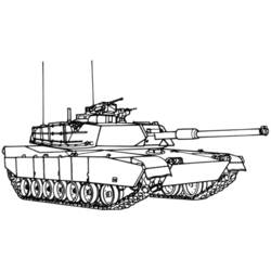 Coloring page: Tank (Transportation) #138026 - Free Printable Coloring Pages