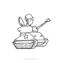 Coloring page: Tank (Transportation) #138039 - Free Printable Coloring Pages