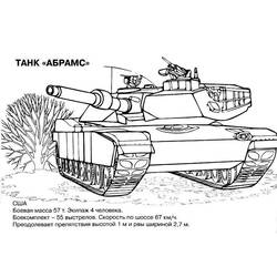 Coloring page: Tank (Transportation) #138054 - Free Printable Coloring Pages