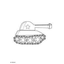 Coloring page: Tank (Transportation) #138057 - Free Printable Coloring Pages