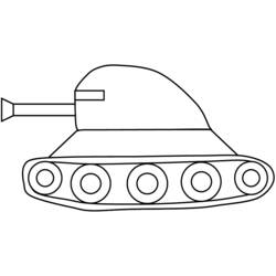 Coloring page: Tank (Transportation) #138159 - Free Printable Coloring Pages