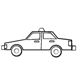 Coloring page: Taxi (Transportation) #137194 - Free Printable Coloring Pages