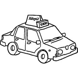 Coloring page: Taxi (Transportation) #137211 - Free Printable Coloring Pages