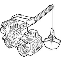 Coloring page: Tonka (Transportation) #144538 - Free Printable Coloring Pages
