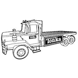 Coloring page: Tonka (Transportation) #144545 - Free Printable Coloring Pages