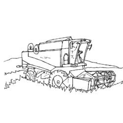 Coloring page: Tractor (Transportation) #141928 - Free Printable Coloring Pages