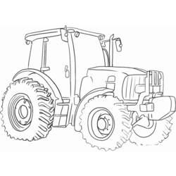 Coloring page: Tractor (Transportation) #141931 - Free Printable Coloring Pages