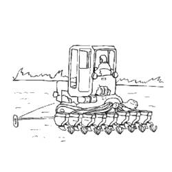 Coloring page: Tractor (Transportation) #141955 - Free Printable Coloring Pages