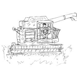 Coloring page: Tractor (Transportation) #141964 - Free Printable Coloring Pages