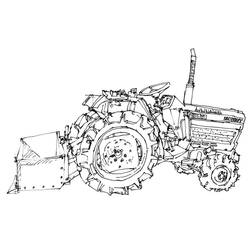 Coloring page: Tractor (Transportation) #141977 - Free Printable Coloring Pages