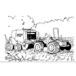 Coloring page: Tractor (Transportation) #142024 - Free Printable Coloring Pages
