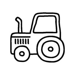 Coloring page: Tractor (Transportation) #142041 - Free Printable Coloring Pages